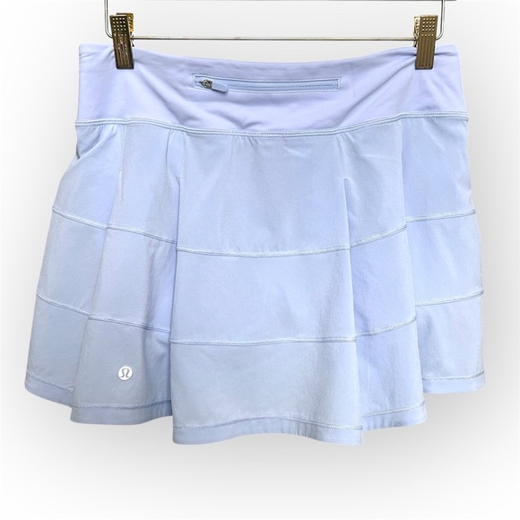 Lululemon Pace Rival Mid-Rise Skort, perywinkle blue, size 6 - Picture 3 of 15